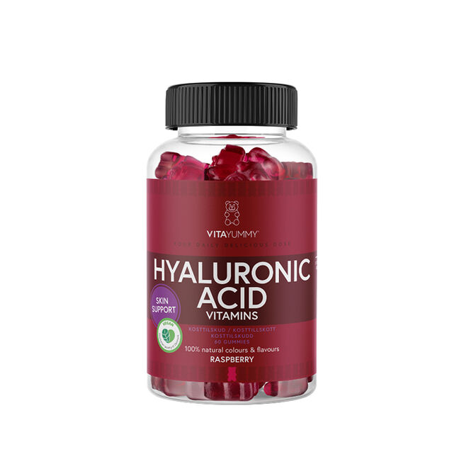 Hyaluronic Acid Hallon 60 st Gummies från VITAYUMMY – bar