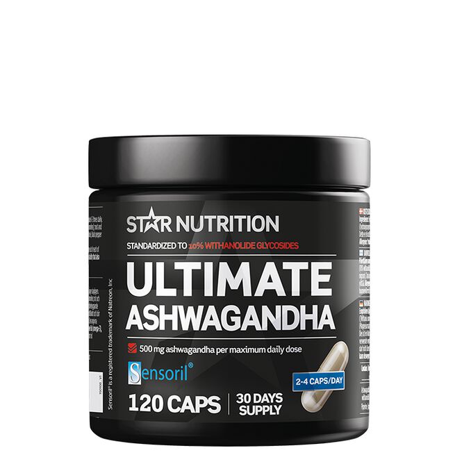 Ultimate Ashwagandha 120 Kapslar från Star Nutrition – kapslar