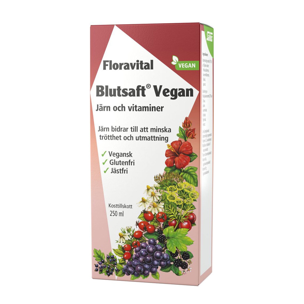 Blutsaft Vegan 250ml från Salus – vätskor