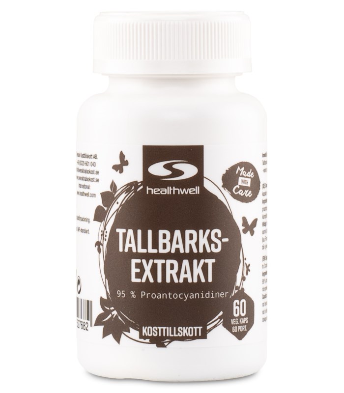 Healthwell Tallbarksextrakt från Healthwell – kapslar
