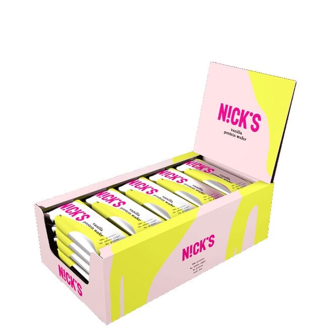 24 x NICKS Protein Wafer 40 g från Nicks – bar