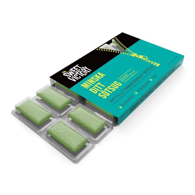 Sockerblockerande Tuggummi Pepparmint 12 st från Sweet Victory Gum – annat