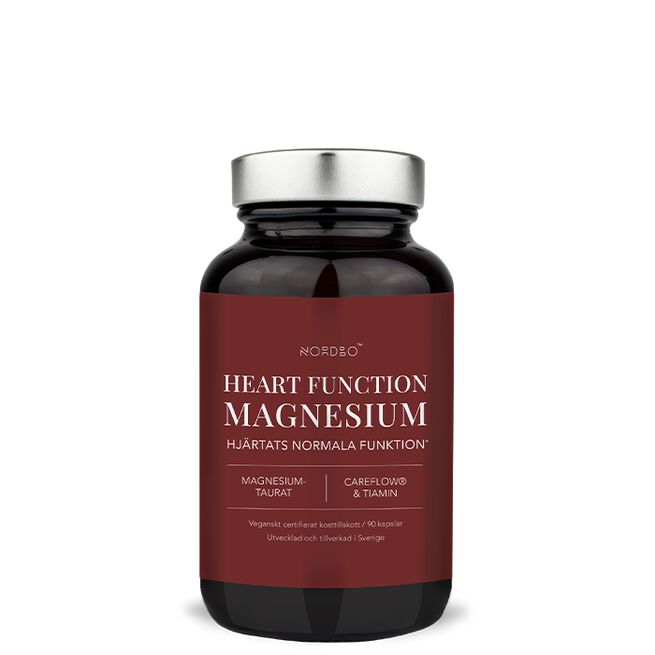 Heart Function Magnesium 90 kapslar från Nordbo – kapslar