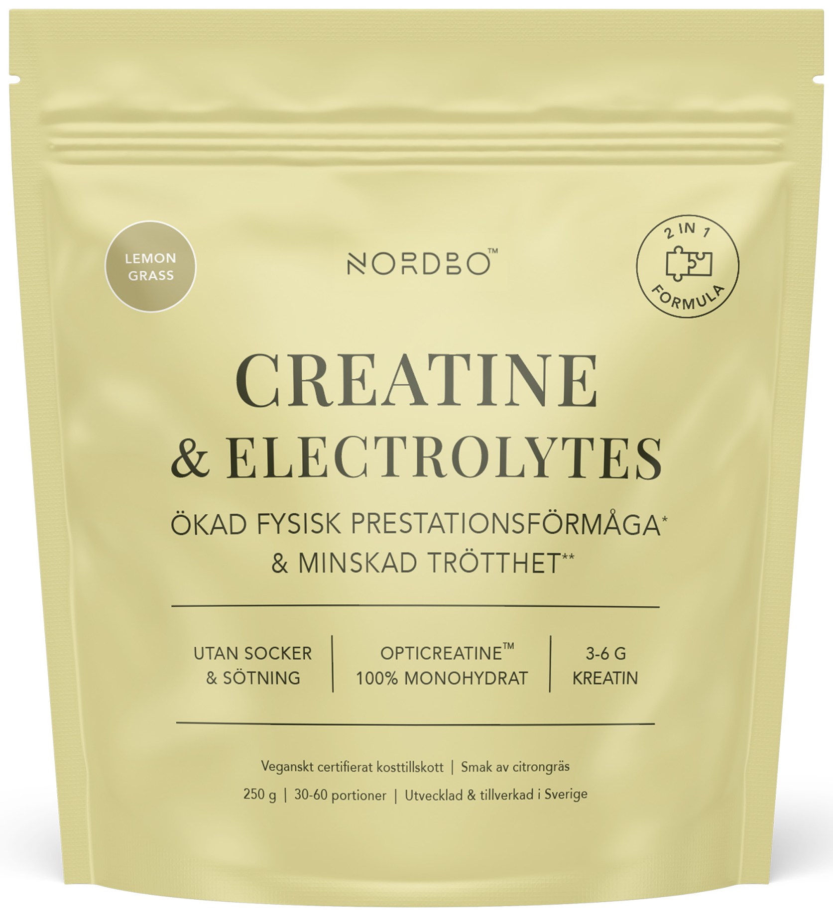 Nordbo Creatine & Electrolytes från Nordbo – pulver