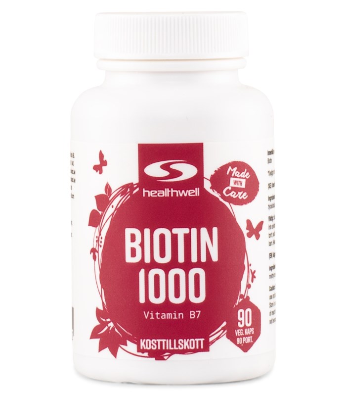 Healthwell Biotin 1000 från Healthwell – kapslar