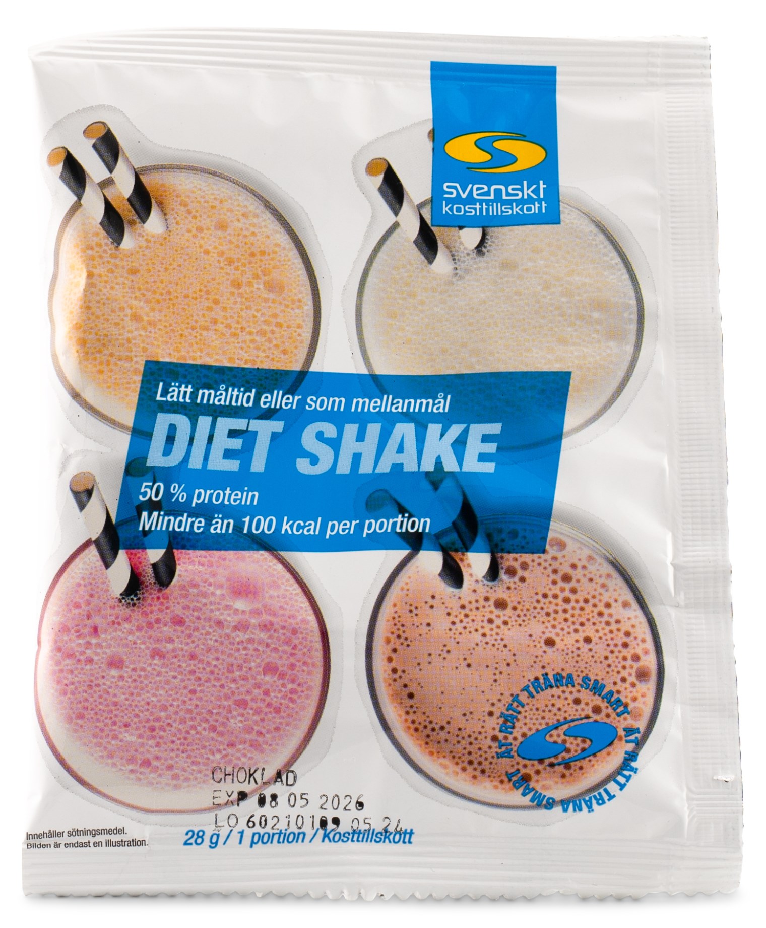 Diet Shake Portionspåse från Svenskt Kosttillskott – pulver