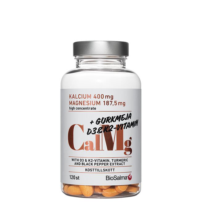 Kalcium Och Magnesium 120 tabletter från BioSalma – tabletter