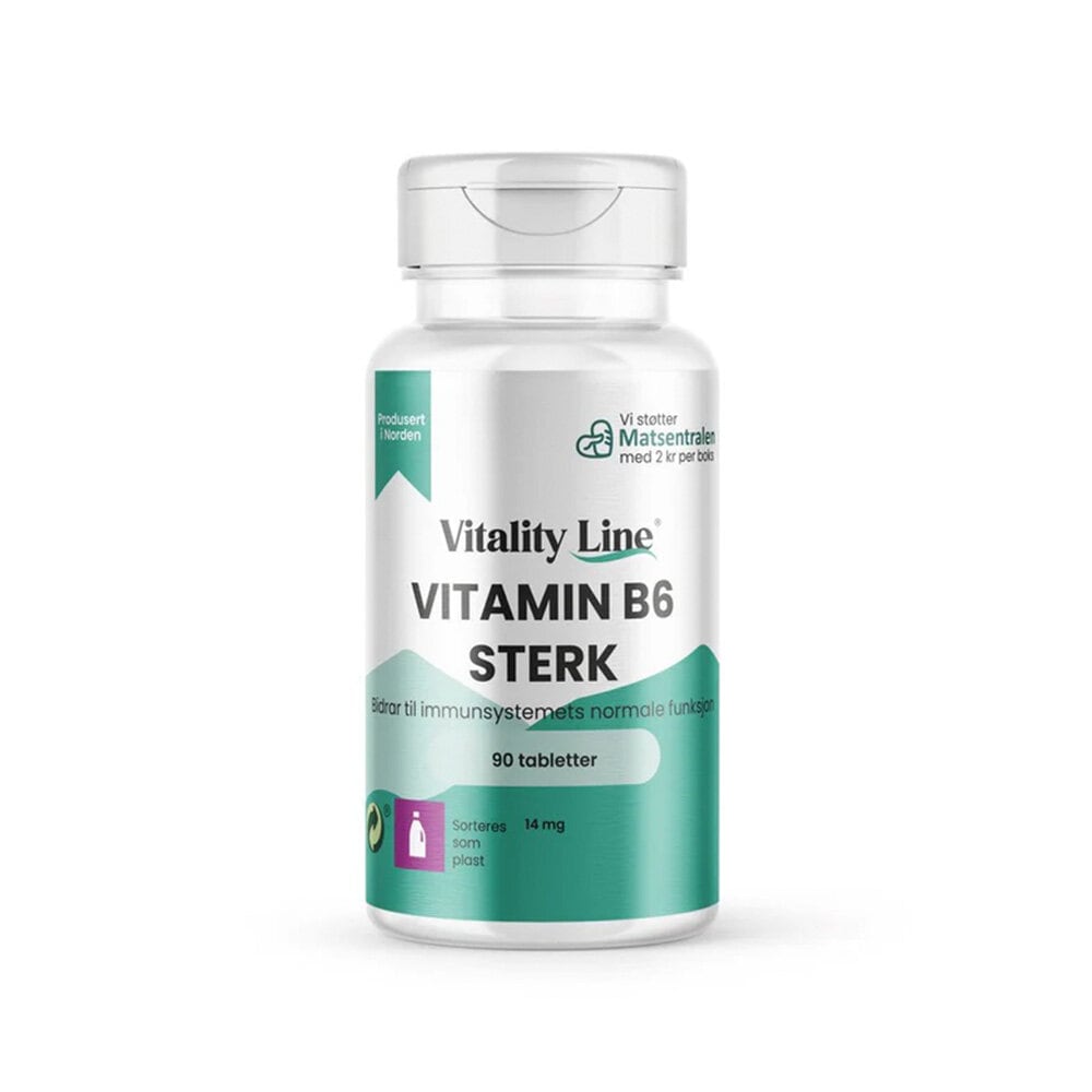 B6 Stark 90 tabletter från Vitality Line – tabletter