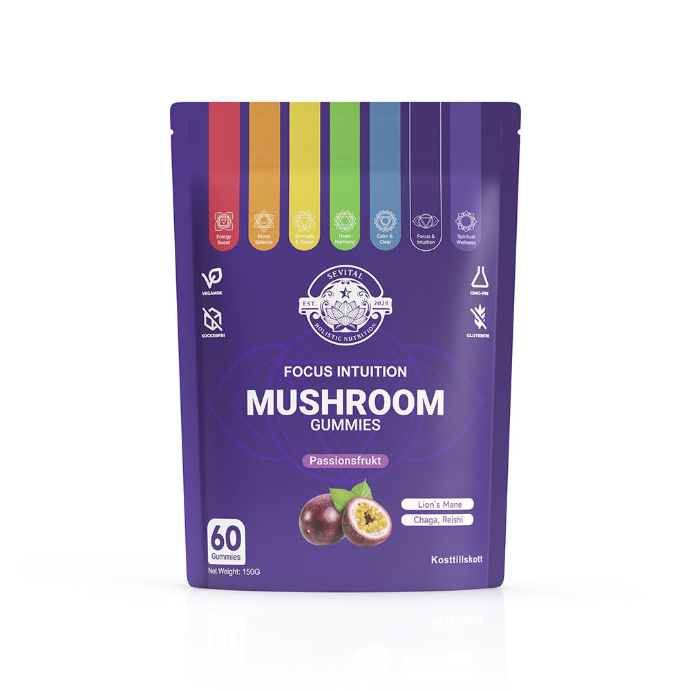 Mushroom Gummies 60st från Sevital – gel