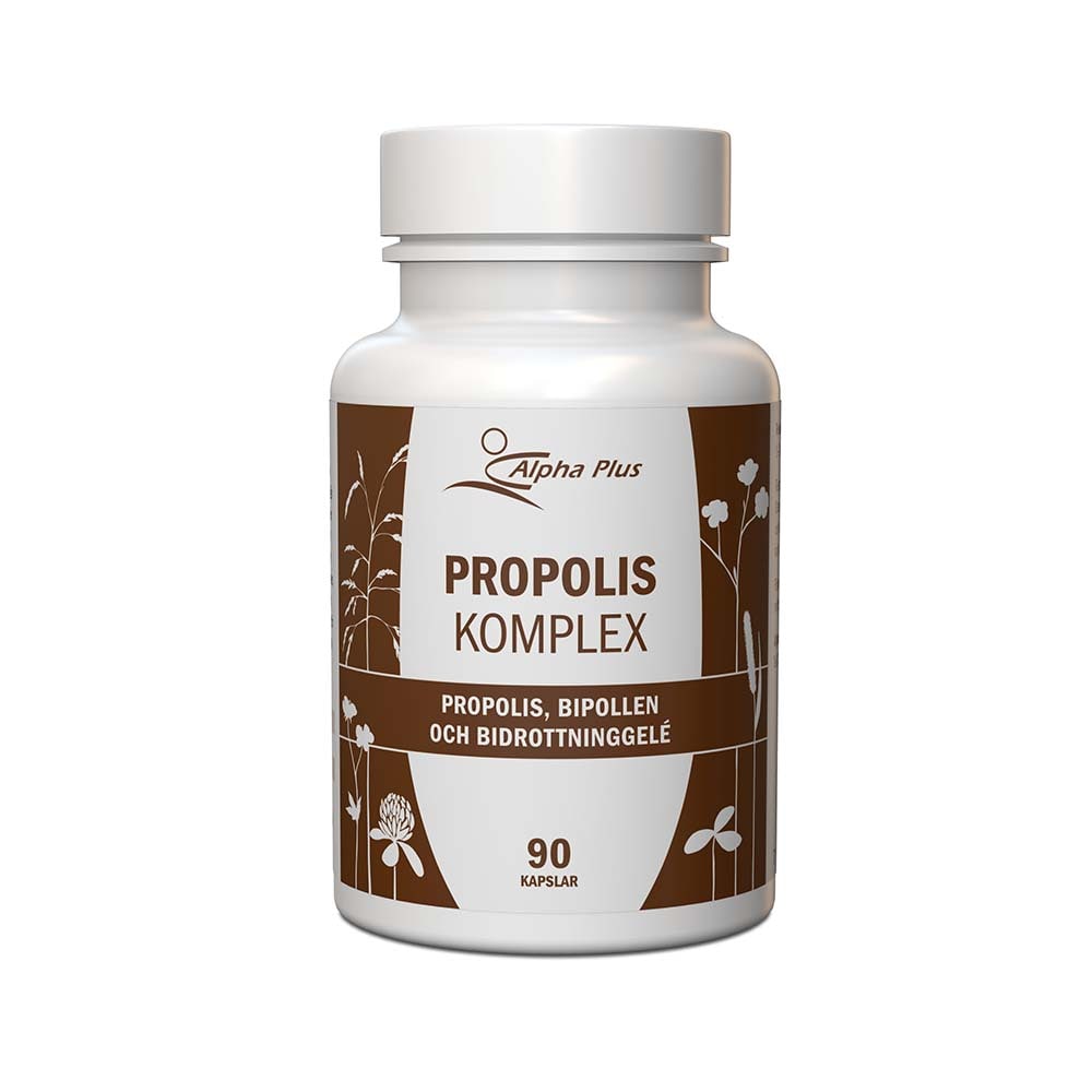 Propoliskomplex 90 kapslar från Alpha Plus – kapslar