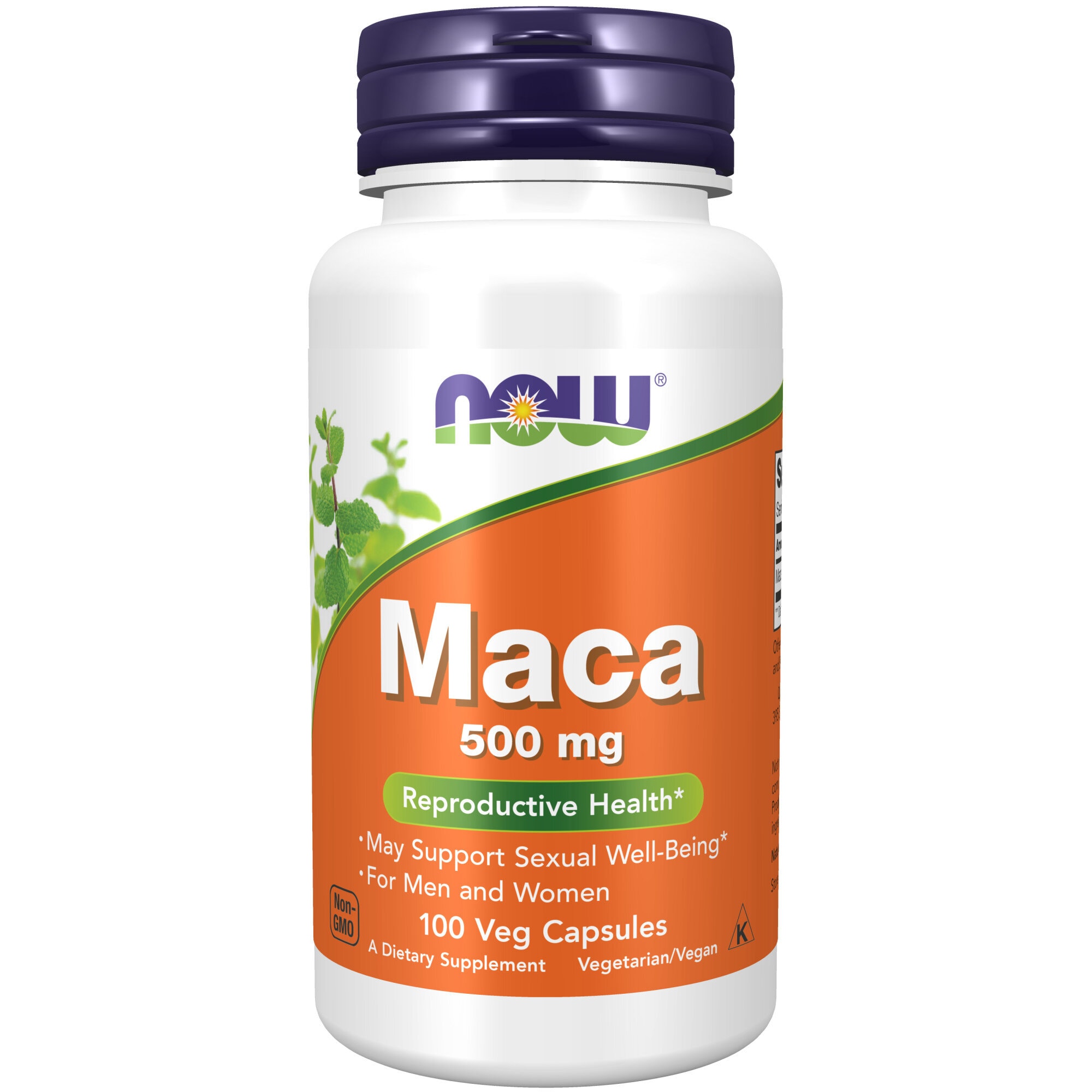 Maca 500mg 100 vegetabiliska kapslar från Now – kapslar
