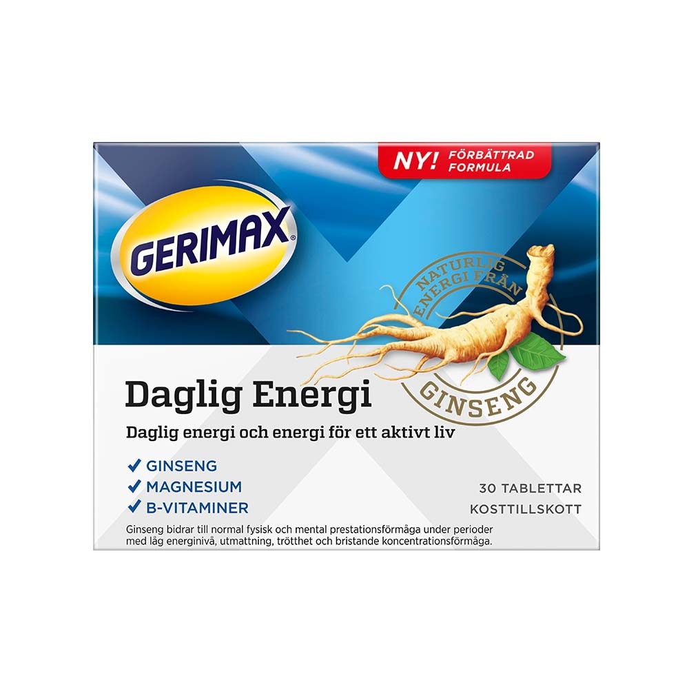 Daglig Energi 30 tabletter från Gerimax – tabletter