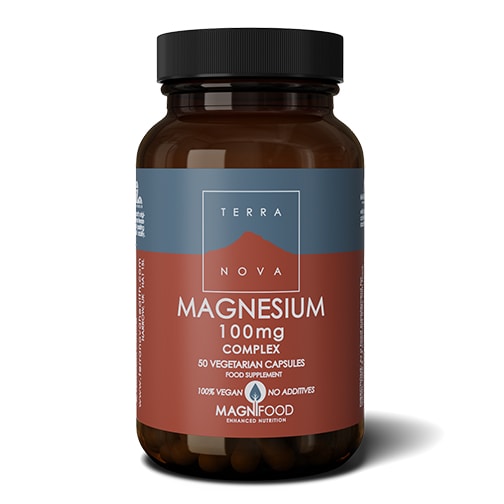 Magnesium 100mg 50 kapslar från Terranova – kapslar