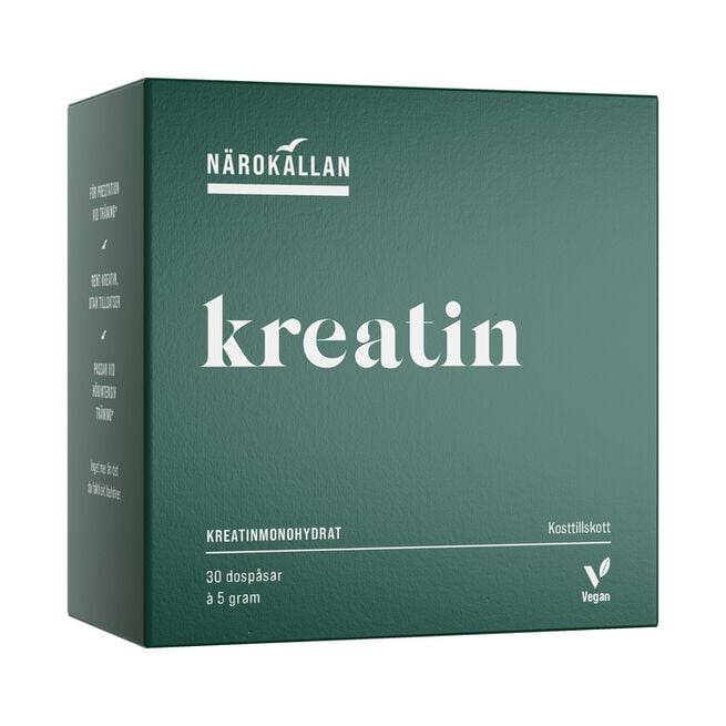 Kreatin 30 dospåsar från Närokällan – pulver