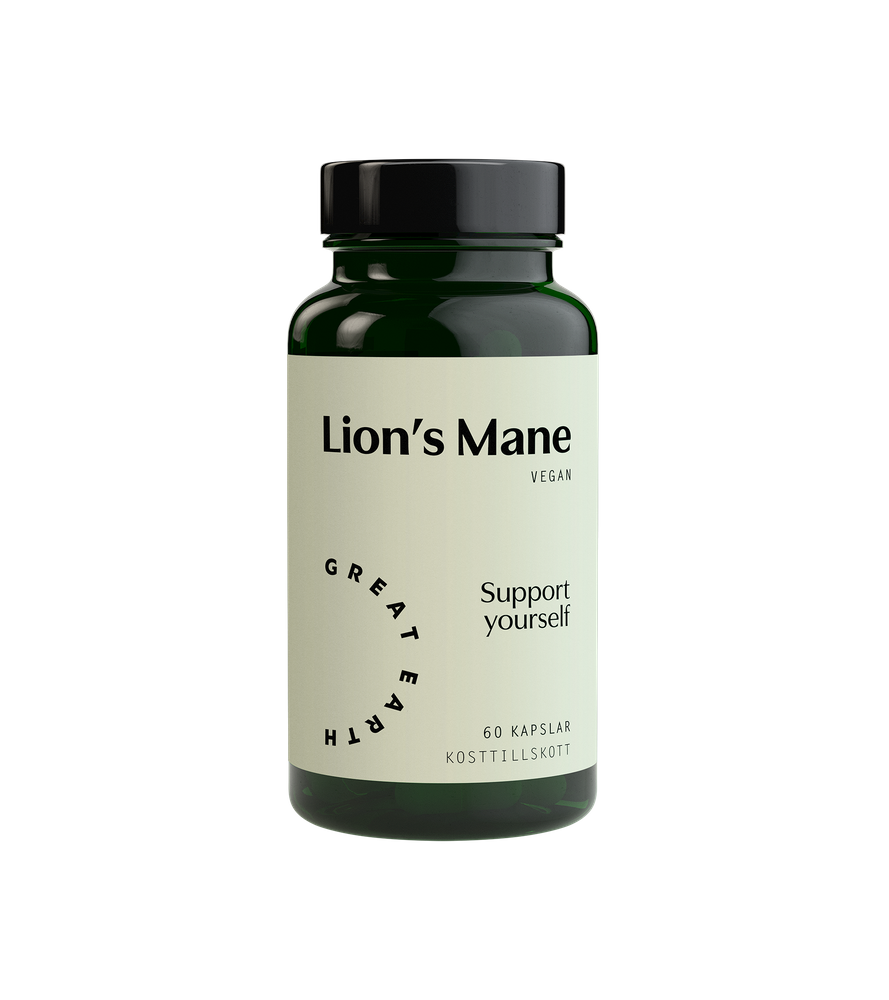 Lion's Mane från Great Earth – kapslar