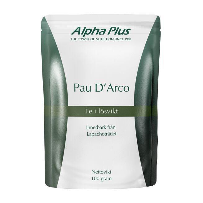 Pau D'Arco Te i lösvikt 100 gram från Alpha Plus – pulver