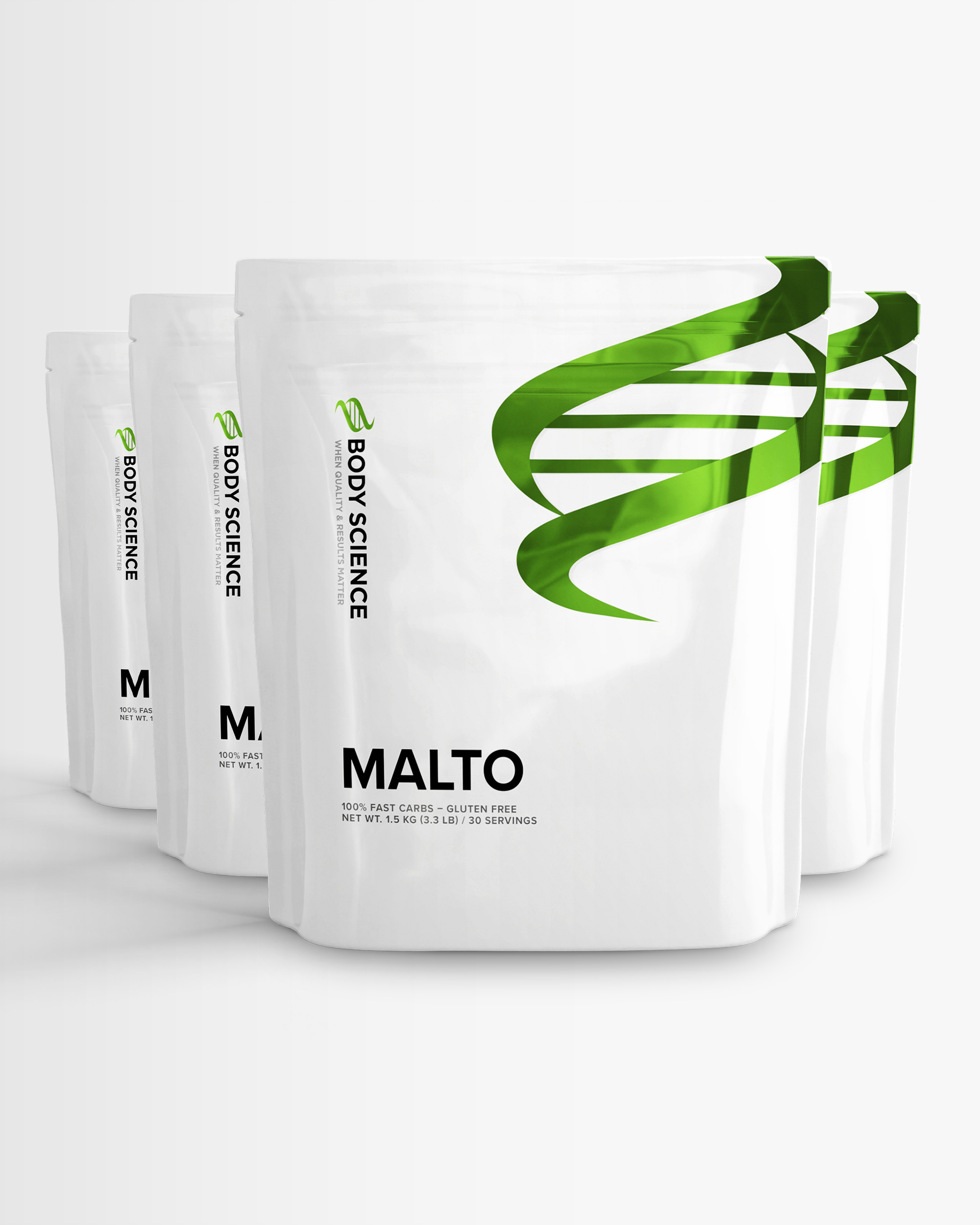 4 st Maltodextrin från Body Science – pulver