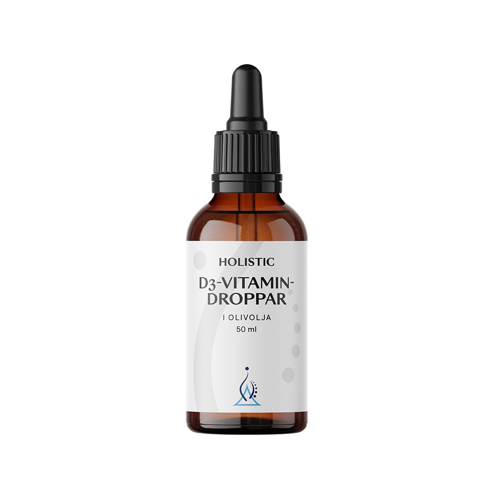 D3-vitamin droppar 50ml från Holistic – vätskor