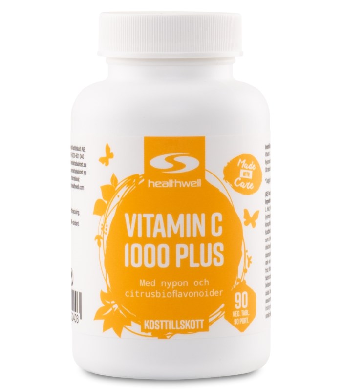 Healthwell Vitamin C 1000 Plus från Healthwell – tabletter