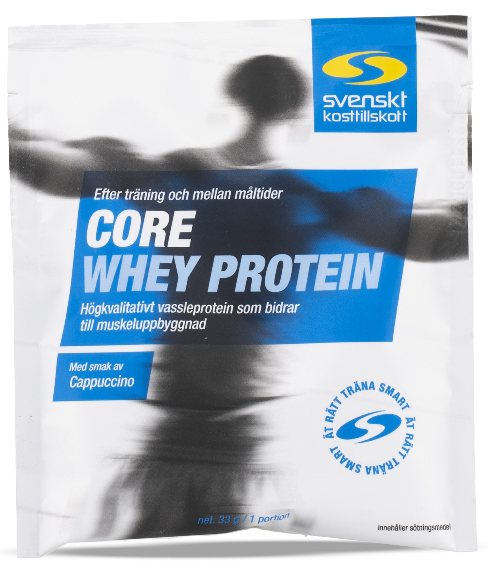 Core Whey Protein Portionspåse från Svenskt Kosttillskott – pulver