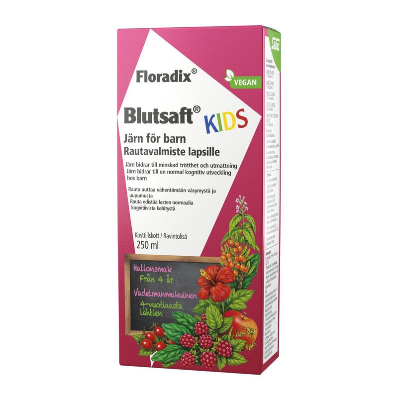Blutsaft Kids 250ml från Salus – vätskor