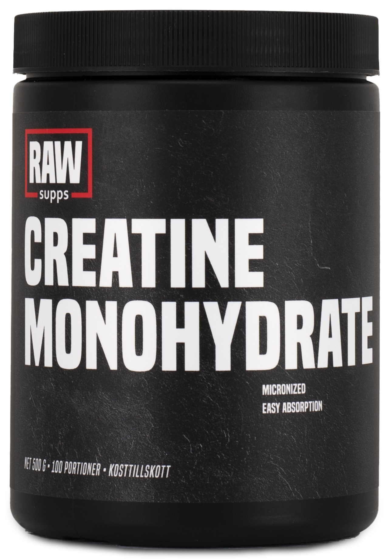 RAW Creatine Monohydrate från RAW Supps – pulver