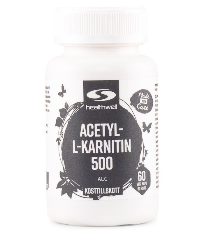 Healthwell Acetyl-L-karnitin från Healthwell – kapslar