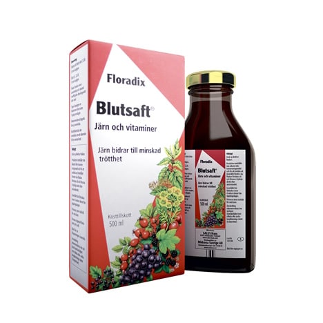 Blutsaft 500ml från Salus – vätskor