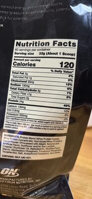 Extreme Milk Chocolate 100% Whey Protein från Optimum Nutrition – pulver