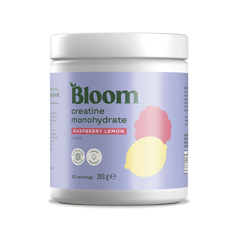 Creatine Raspberry Lemon 203g från Bloom – pulver