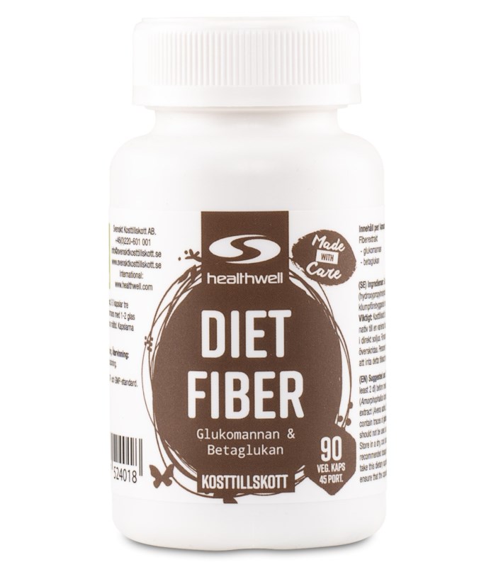 Healthwell Diet Fiber från Healthwell – kapslar