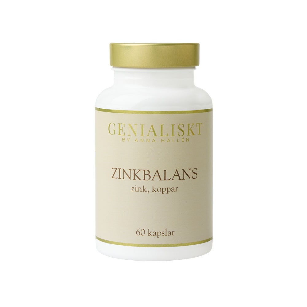 Zinkbalans 60 kapslar från Genialiskt By Anna Hallén – kapslar