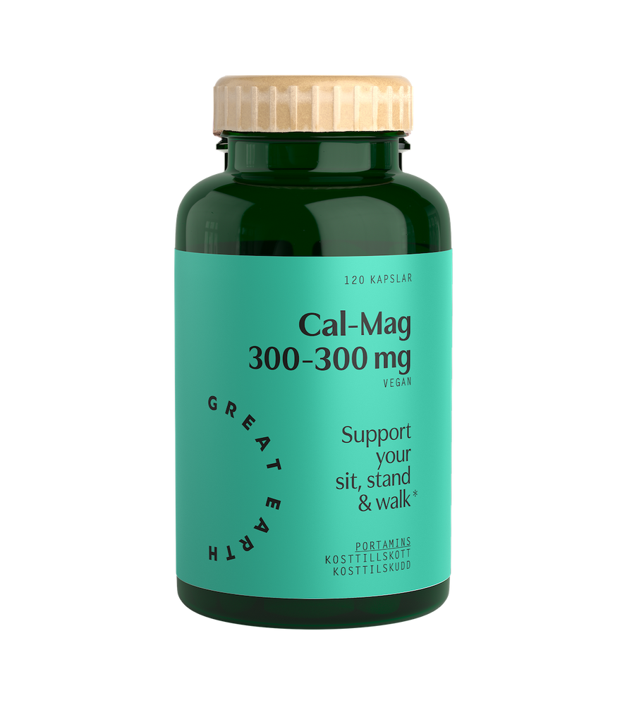 Cal/Mag 300/300 från Great Earth – kapslar