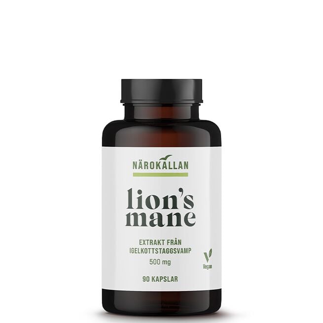 Lions Mane 500 mg 90 kapslar från Närokällan – kapslar