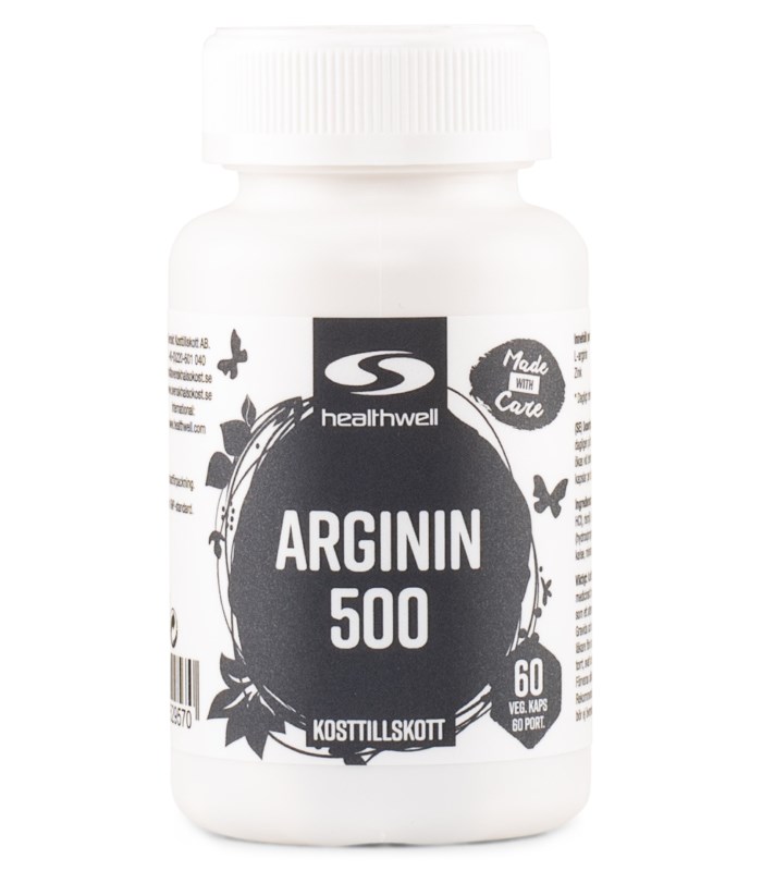 Healthwell Arginin 500 från Healthwell – kapslar