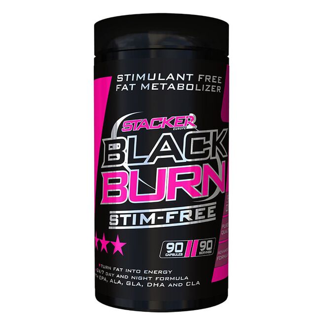 Black Burn Stim-Free, 90 caps från STACKER2 Europe – kapslar