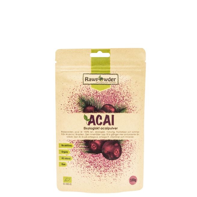 Ekologiskt Acaipulver 100 g från Rawpowder – pulver