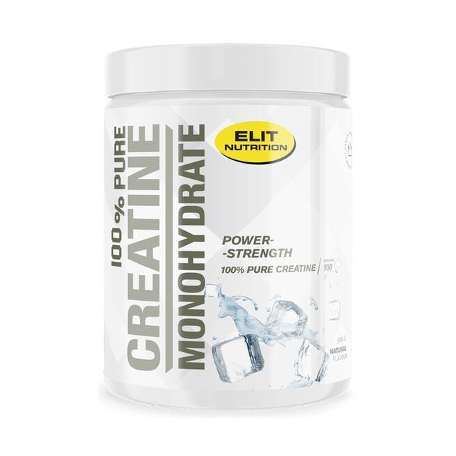 100% Pure Creatine Monohydrate Kreatin Naturell 500 g från Elit Nutrition – pulver