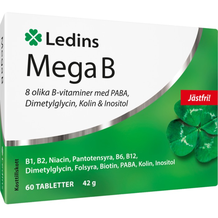 Ledins Mega B 60 tabletter från Ledins – tabletter