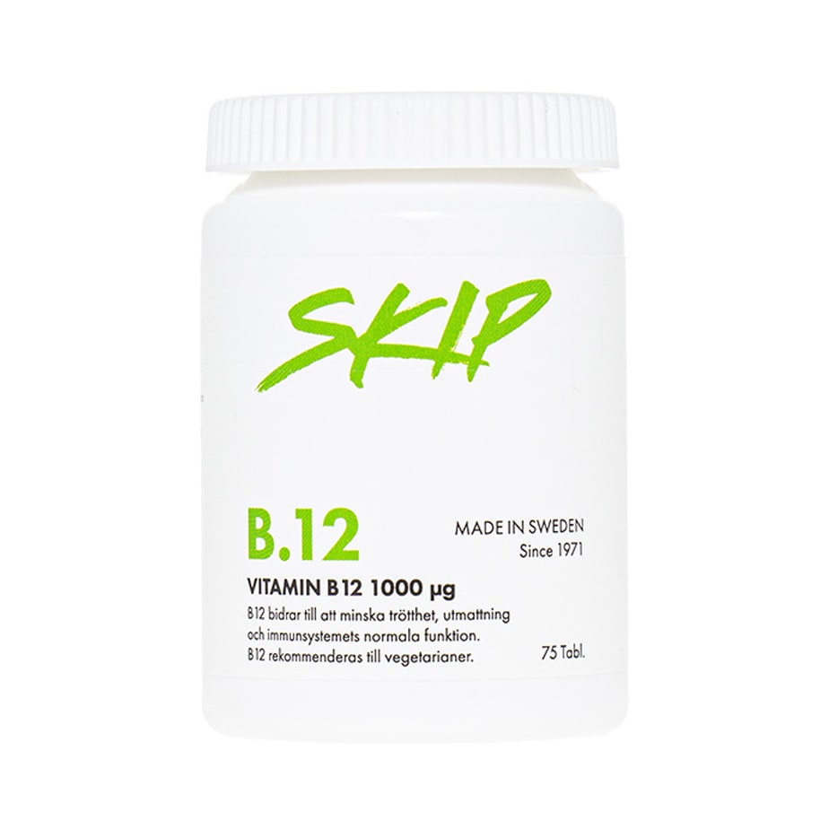 Vitamin B.12 1000mcg 75 tabletter från Skip Nutrition – tabletter