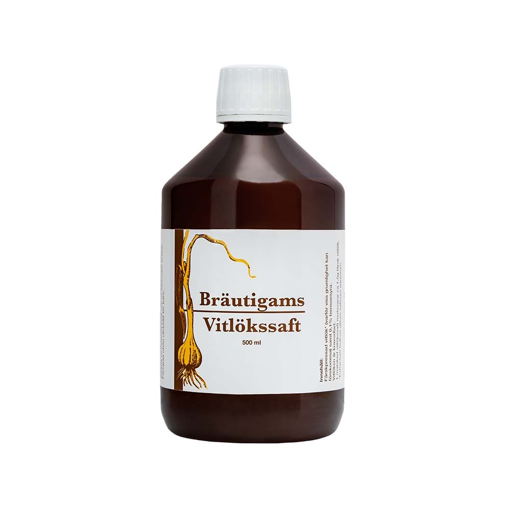 Vitlökssaft 500ml från Bräutigams – vätskor