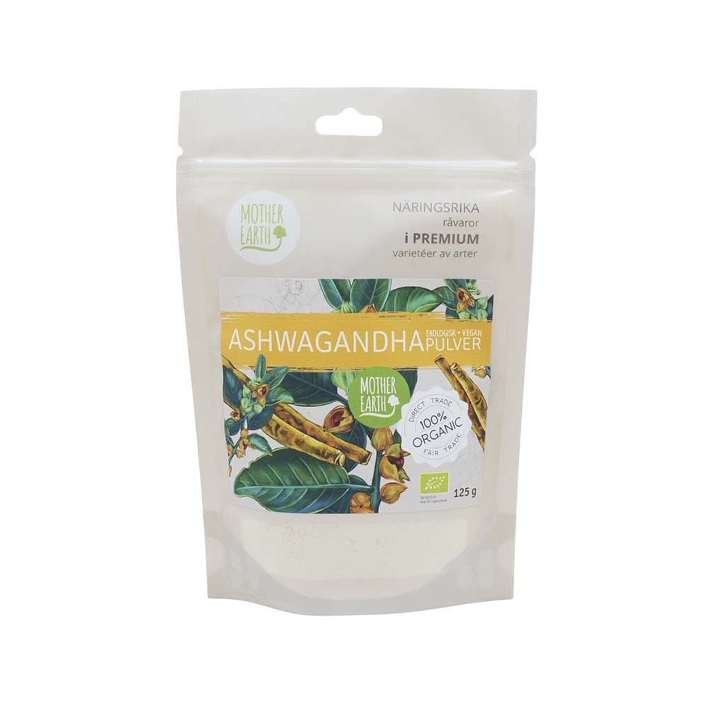 Ashwagandhapulver 125g från Mother Earth – pulver
