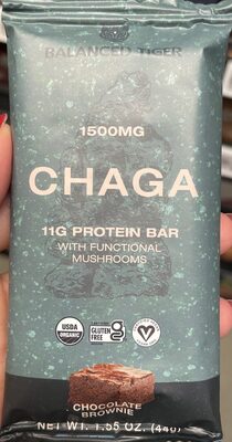 Chaga Chocolate Brownie bar från Balanced Tiger – bar