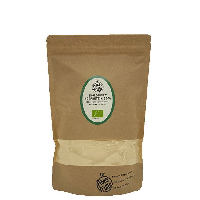 Ekologiskt Ärtprotein 500 g från Powerfruits – pulver
