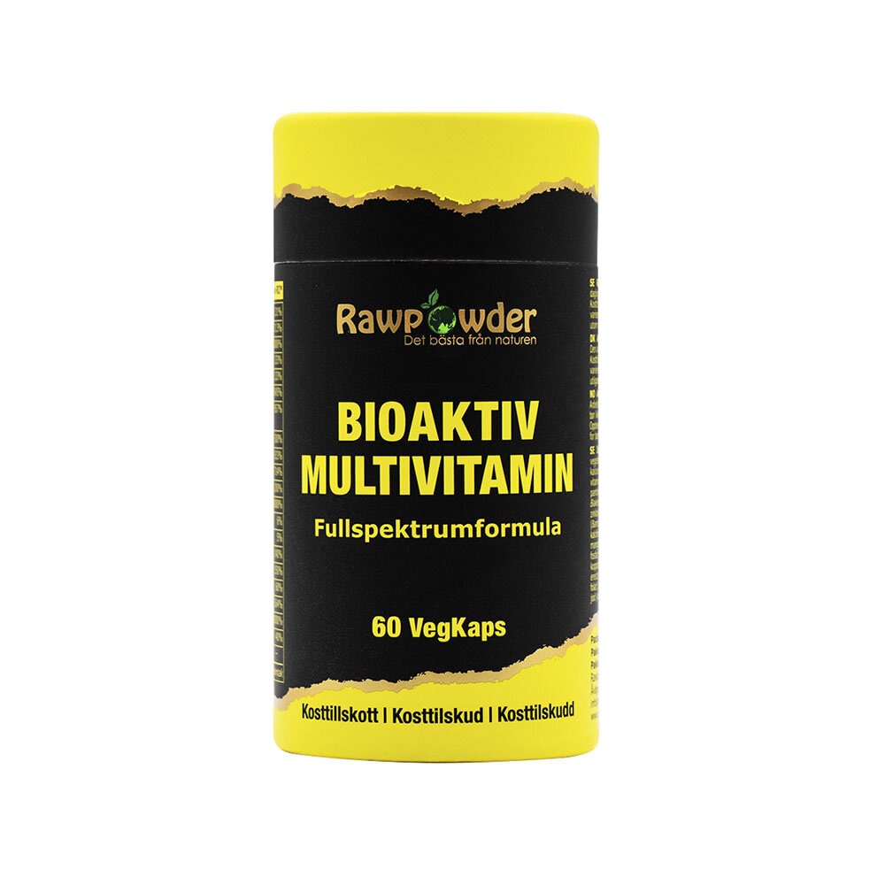 Bioaktiv Multivitamin 60 VegKaps från Rawpowder – kapslar