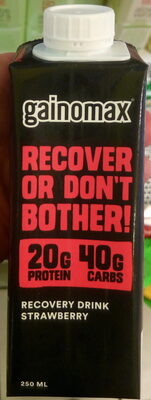 Recovery drink strawberry från Gainomax – vätskor