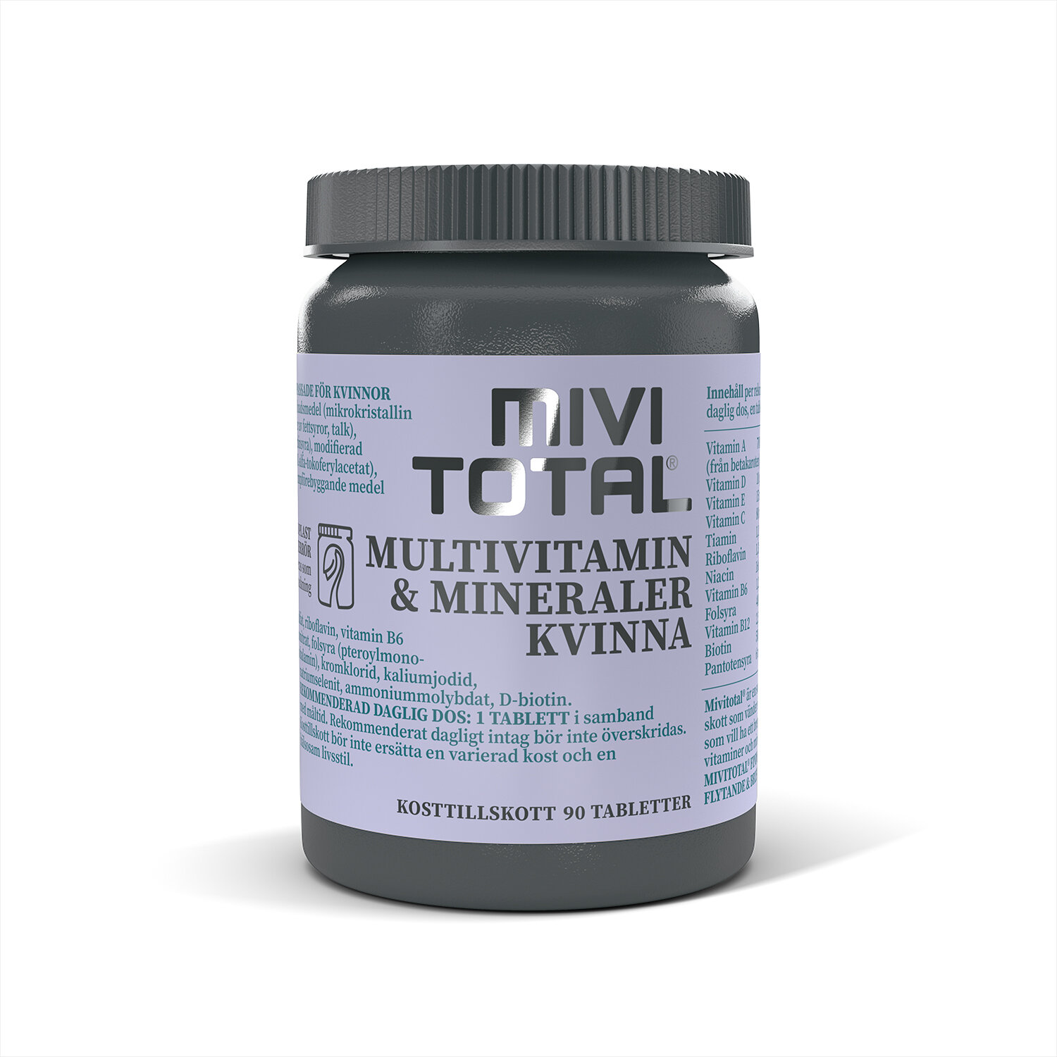 Mivitotal Kvinna 90 tabletter från Mivitotal – tabletter