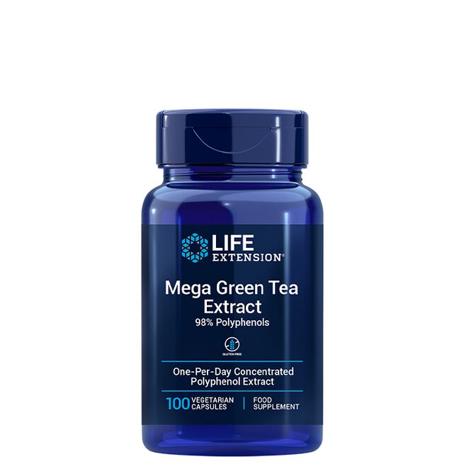 Mega Green Tea Extract, 100 caps från Life Extension – kapslar