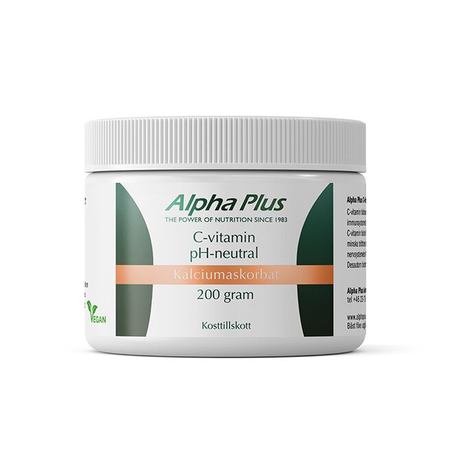 C-vitamin syraneutral 200 g från Alpha Plus – pulver