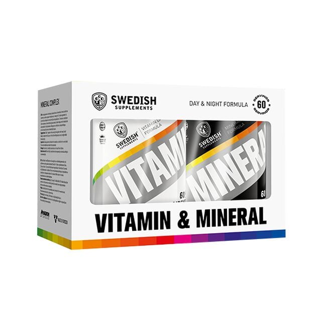 Vitamin & Mineral Complex, 2 x 120 Caps från Swedish Supplements – kapslar